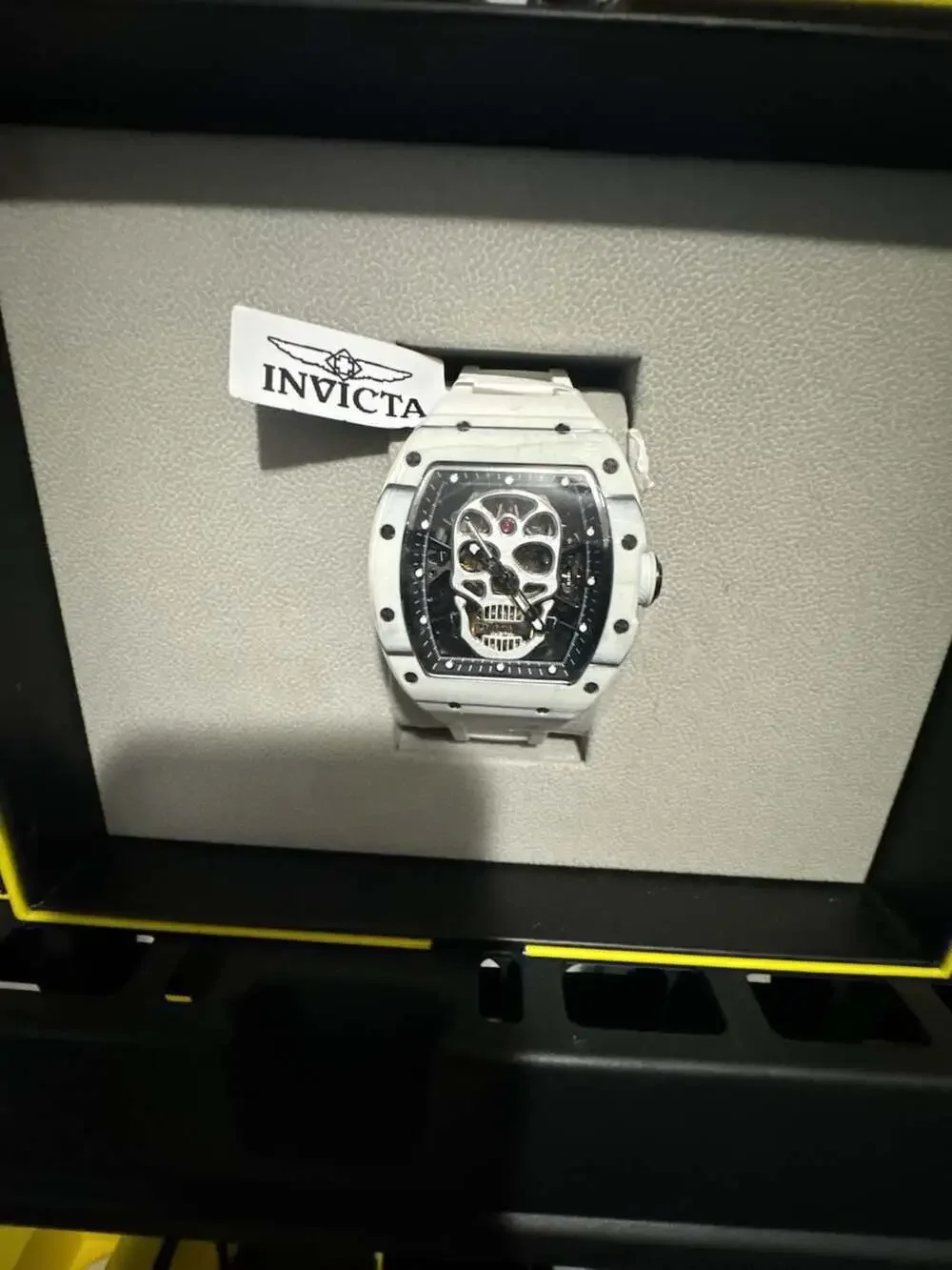 Invicta S1 Rally 49026 Men's Automatic Skeleton Skull Dial Watch